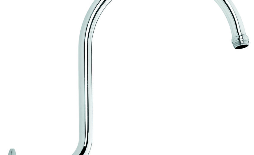 EMMEVI BRACCIO DOCCIA CURVO SNODATO ECCENTRICO PER SOFFIONE 1/2"