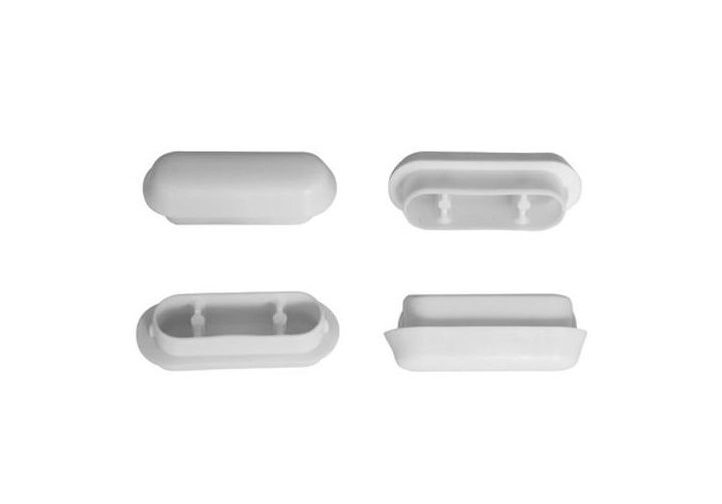KIT 4 Pz. PARACOLPI COPRIVASO SEDILE WC GOMMINI PER COPRI-WATER LEGNO POLIESTERE