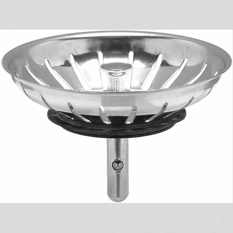 GRIGLIA INOX BASKET TIPO FRANKE CESTELLO PILETTA TAPPO RICAMBIO LAVELLO CUCINA - immagine 3
