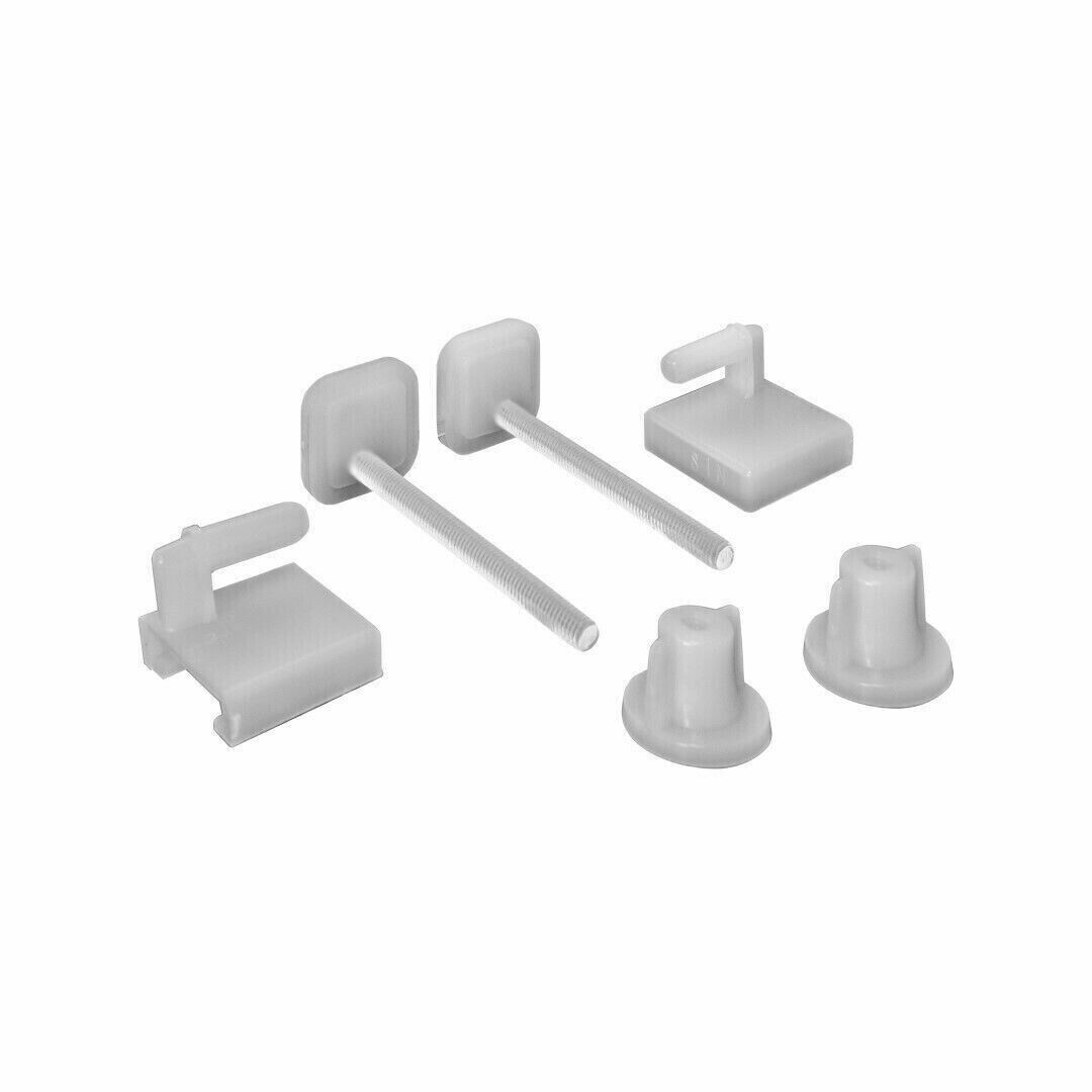 CERNIERE DI RICAMBIO PER SEDILE WC IN NYLON PER COPRIVASO IN PLASTICA TAVOLETTA