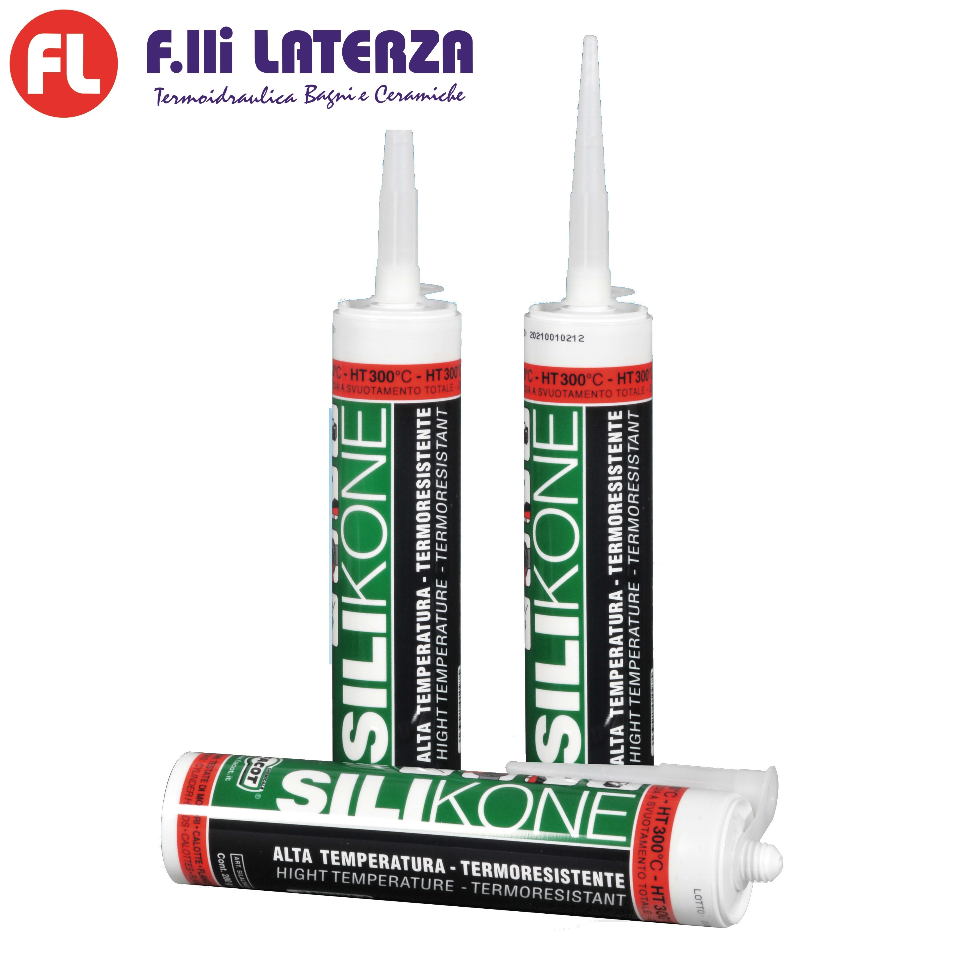 Facot Chemicals Silicone Alta Temperatura, Rosso 300°