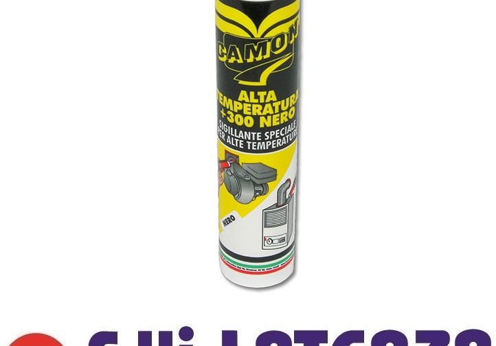 CAMON Silicone Alta Temperatura, Nero + 300° C