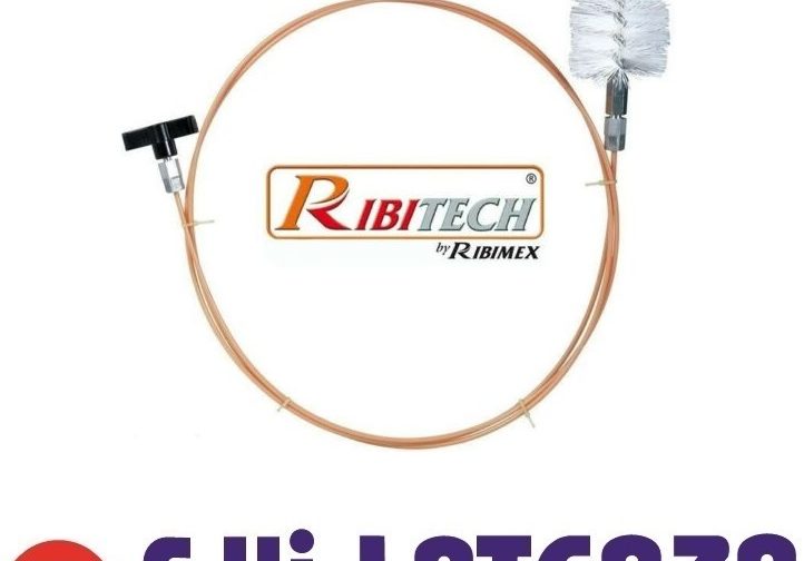KIT SPAZZACAMINO 3 MT PER PULIZIA TUBO STUFA A PELLET CON SCOVOLO D 80 MM PULIZIA DELLE CANNE FUMARIE