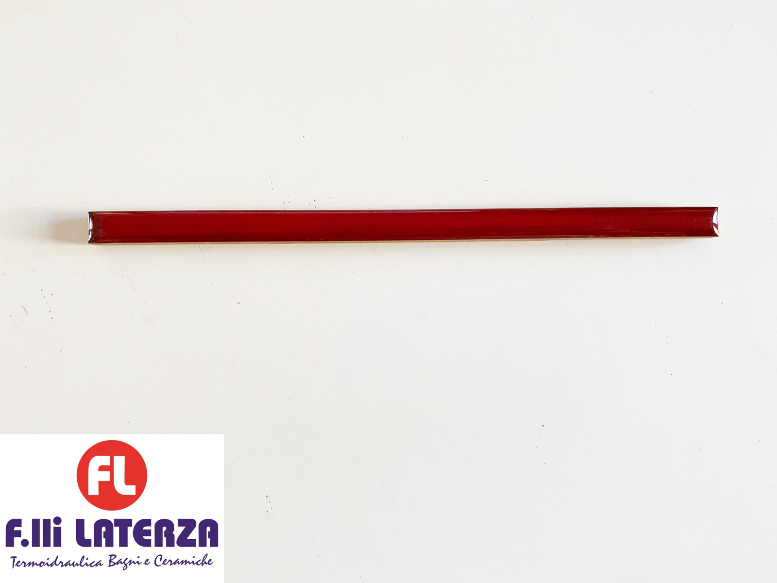 LISTELLO ROSSO T.3 LUCIDO 1X20 RIVESTIMENTO BAGNO