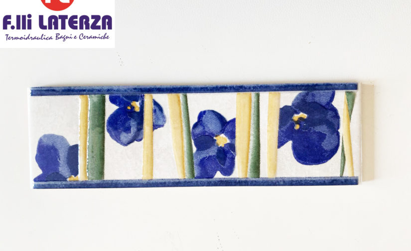 LISTELLO VVL06 LARGE BLU 6,5X20 RIVESTIMENTO BAGNO