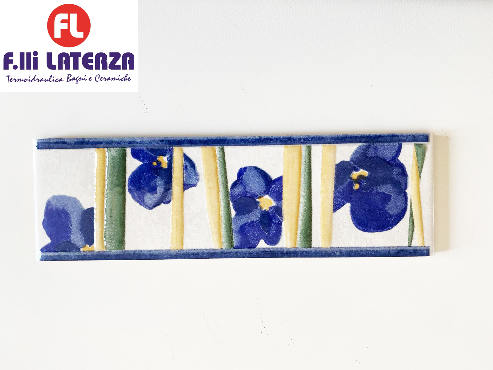 LISTELLO VVL06 LARGE BLU 6,5X20 RIVESTIMENTO BAGNO