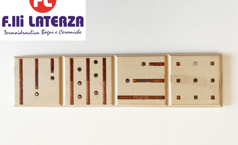 LISTELLO GRECA 5X20 P 5006 OCRE CLAUDIA RIVESTIMENTO BAGNO