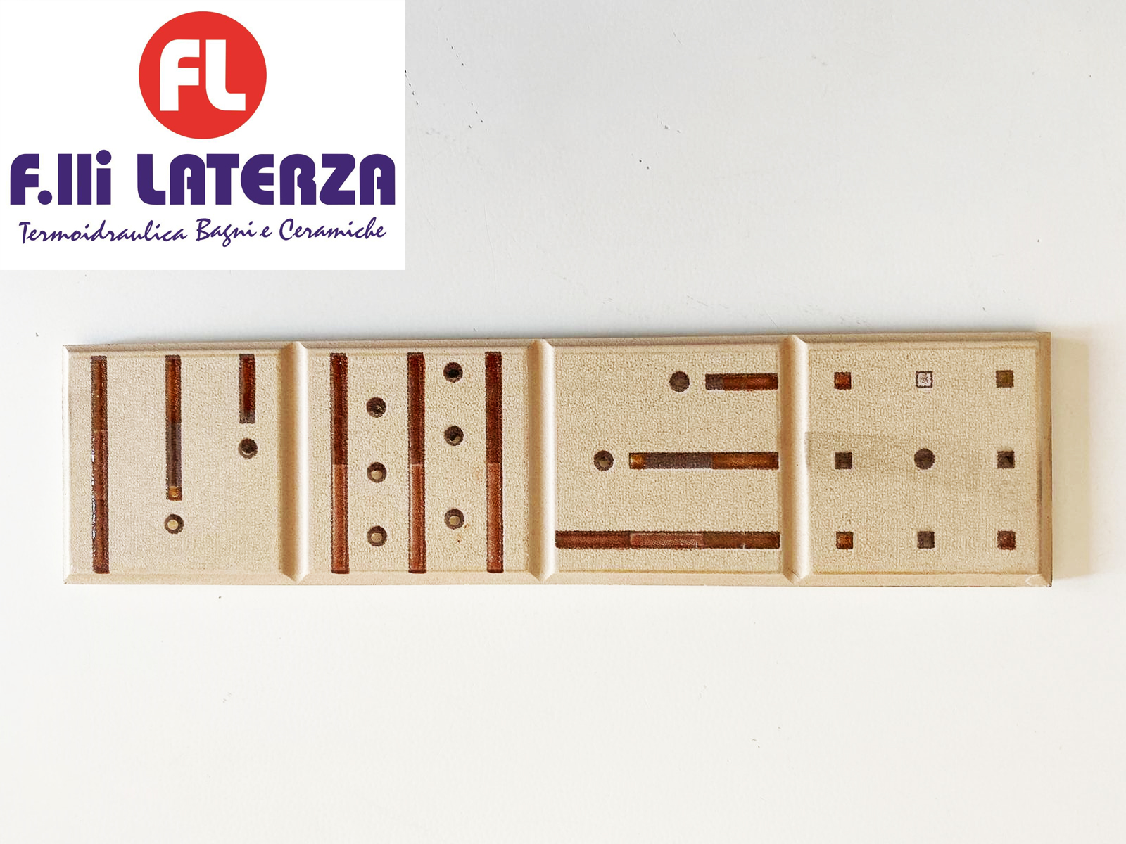 LISTELLO GRECA 5X20 P 5006 OCRE CLAUDIA RIVESTIMENTO BAGNO