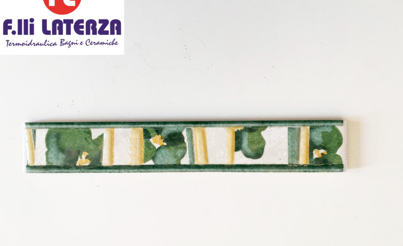 LISTELLO GRECA VVLS05 VIVALDI SMALL VERDE 3,5X20 RIVESTIMENTO BAGNO