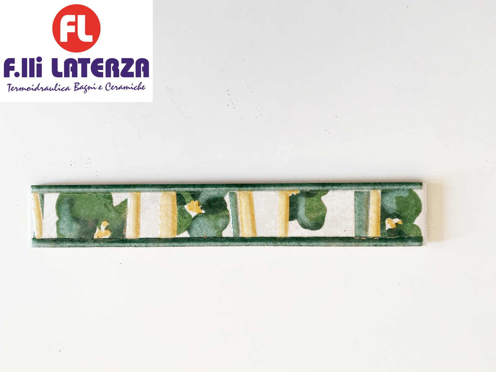 LISTELLO GRECA VVLS05 VIVALDI SMALL VERDE 3,5X20 RIVESTIMENTO BAGNO