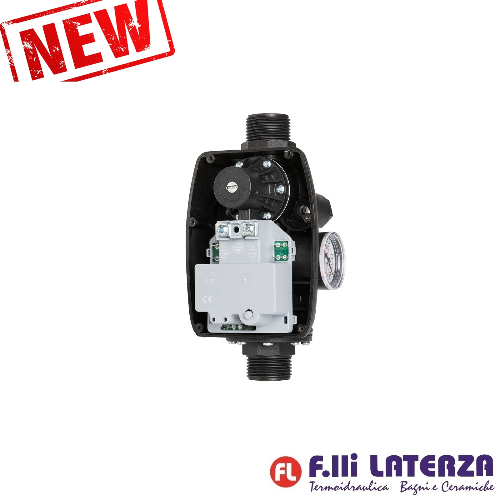 NEW BRIO PRESSCONTROL ITALTECNICA DISPOSITIVO ELETTRONICO DI CONTROLLO PER ELETTROPOMPE - immagine 3