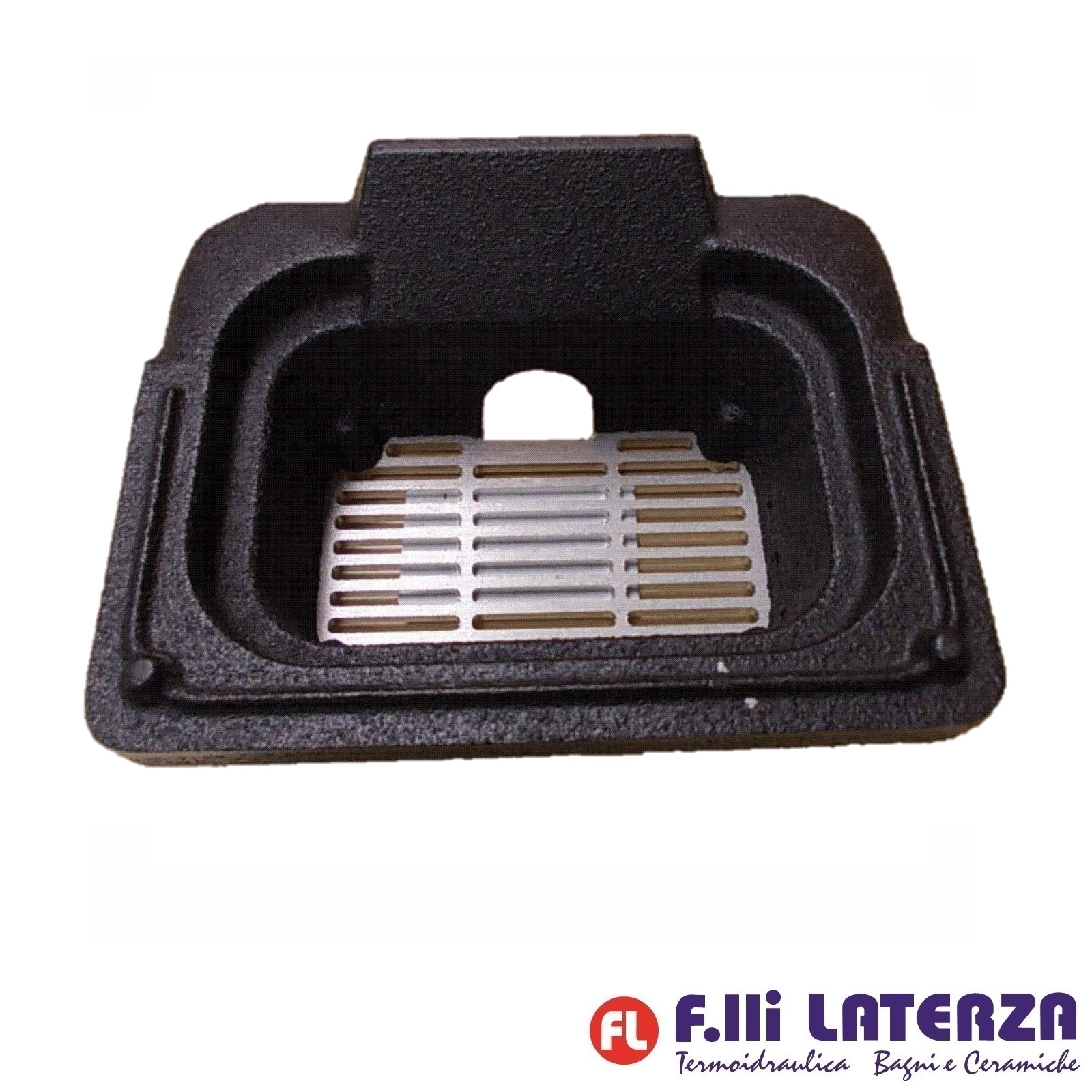Braciere - crogiolo in ghisa completo di griglia per stufe Edilkamin e Italiana Camini cod. R 654240.