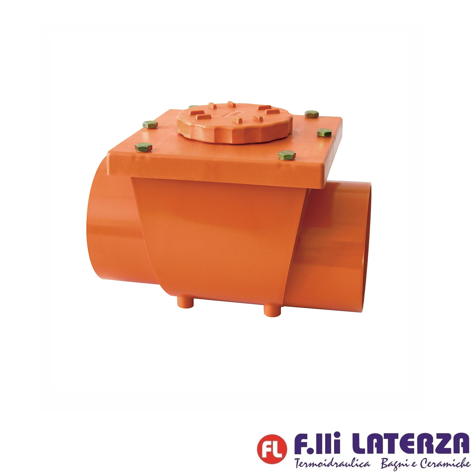It.Re VALVOLA ANTIRIFLUSSO IN PVC ROSSO - Diam. 100