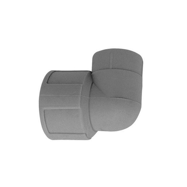 GOMITO FILETTATO FEMMINA 1 x Diam. 32 Grigio