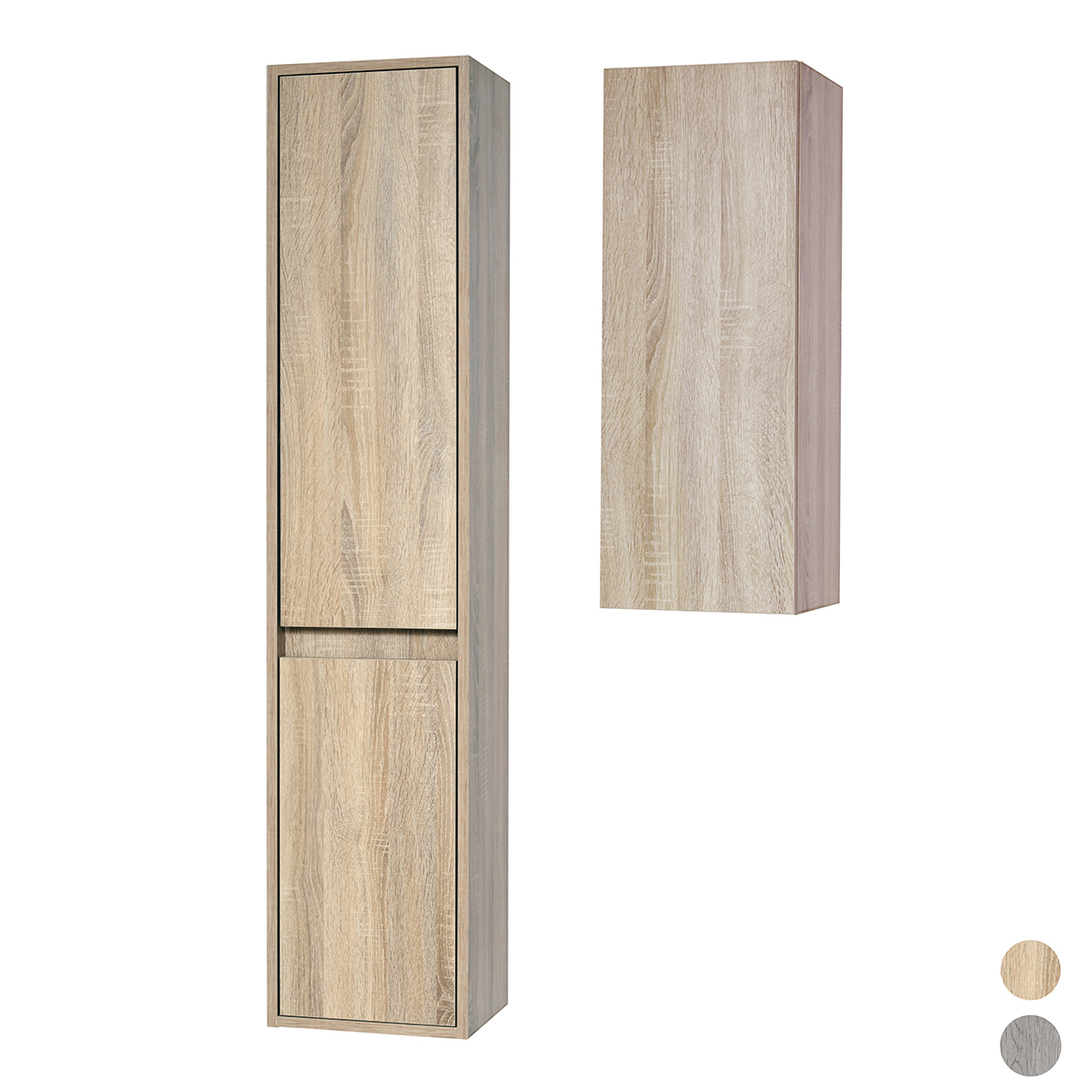 COLONNA BAGNO SOSPESA CONGRAZIA Rovere Beige cm 80x30x25