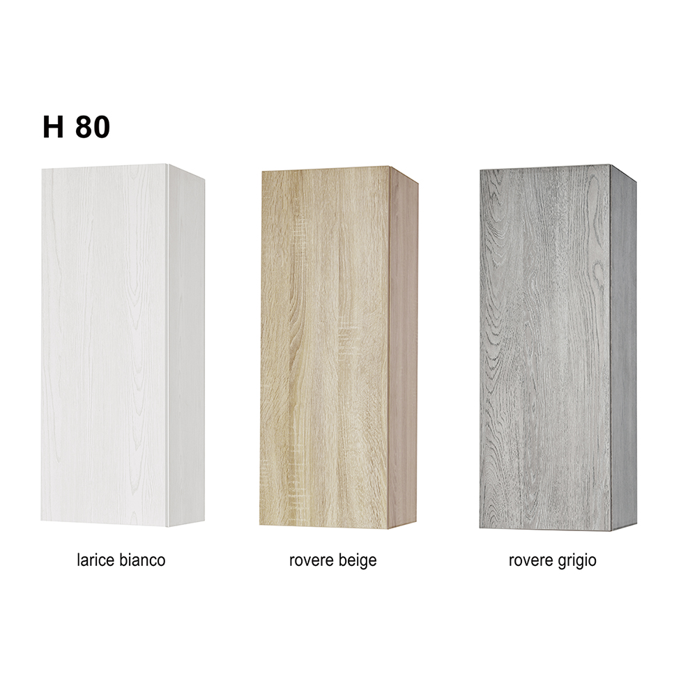 COLONNA BAGNO SOSPESA CONGRAZIA Rovere Beige cm 80x30x25 - immagine 3