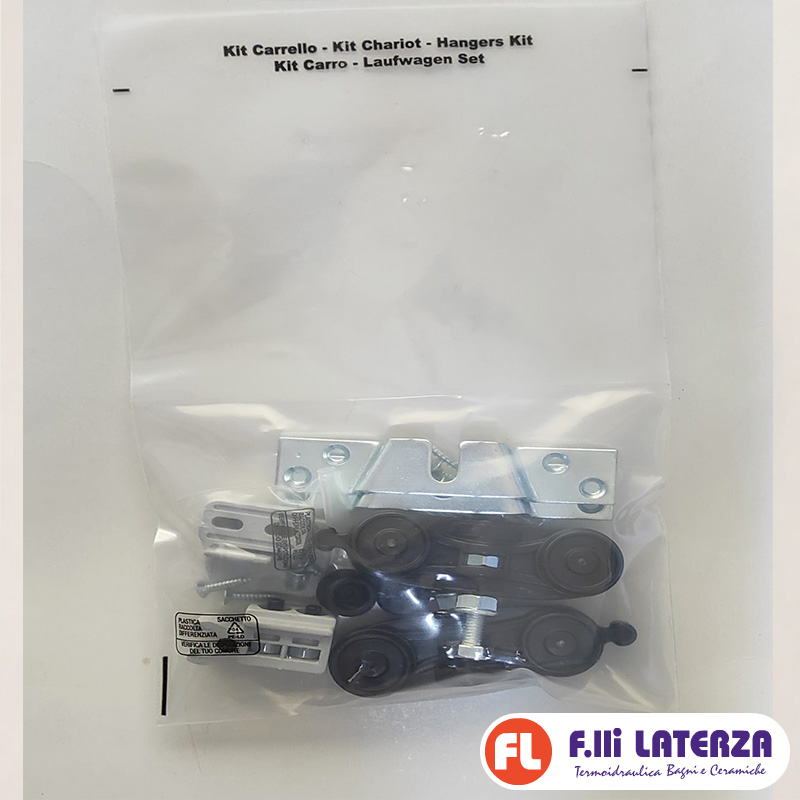 KIT CARRELLO PER DOORTECH BY SCRIGNO CARRELLI CONTROTELAIO PORTA
