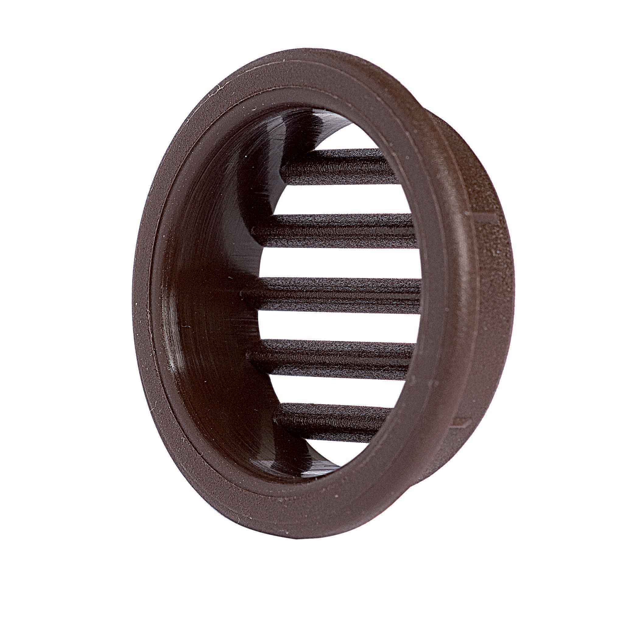 vecamco Covent – Griglia rotonda incasso diametro 32 Marron