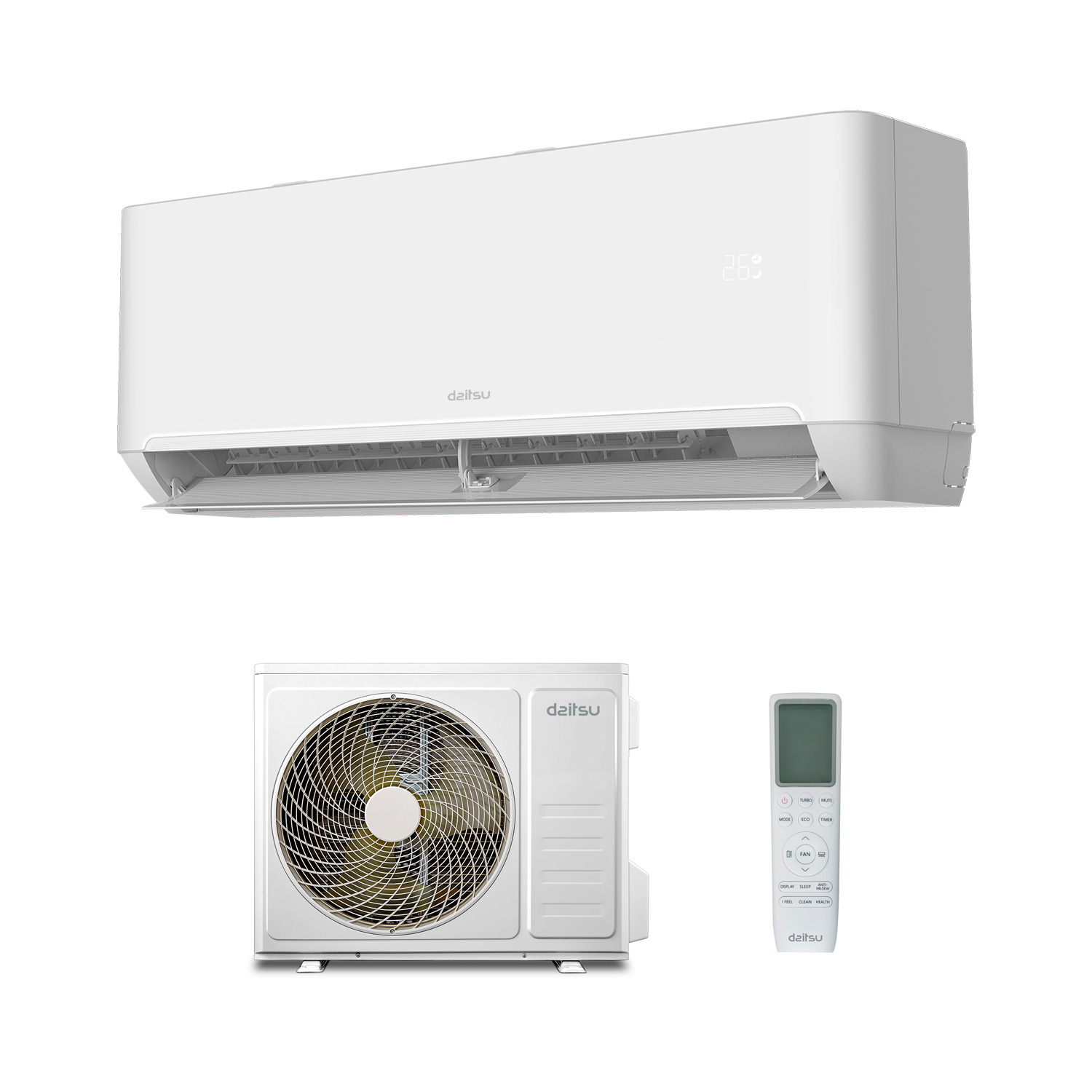 Condizionatore Daitsu Artic DS12KDP Inverter A++ Split A Parete Con Wifi - Climatizzatore 12.000 BTU