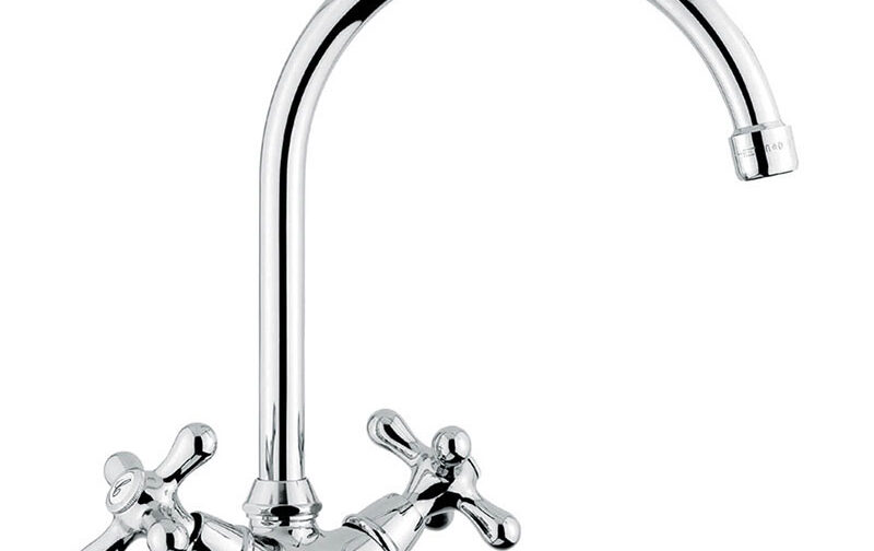 EMMEVI MONOFORO LAVELLO SERIE DECO' ART.12417 CROMO