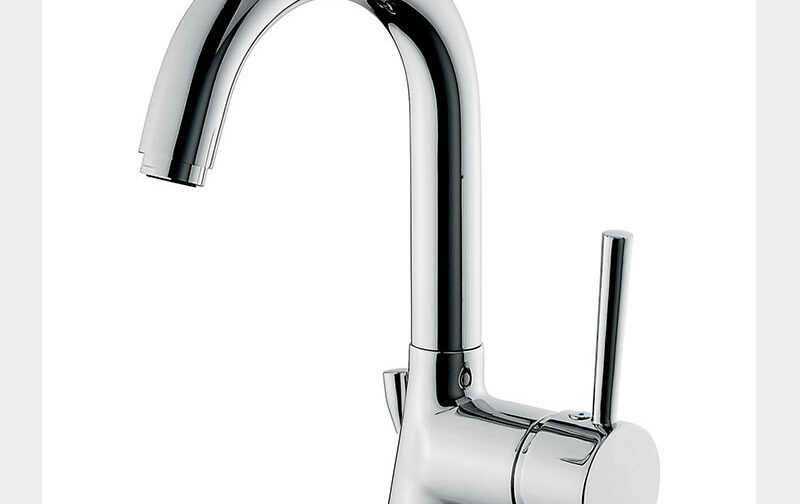 EMMEVI MISCELATORE LAVABO CON SCARICO SERIE PIPER ART.45073 CROMO