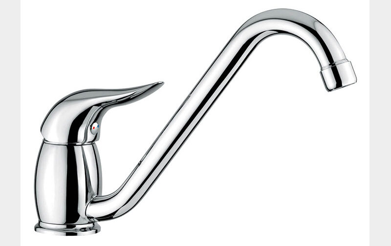 EMMEVI MISCELATORE LAVELLO CON BOCCA GIREVOLE CROMO SERIE DUKA ART.44007