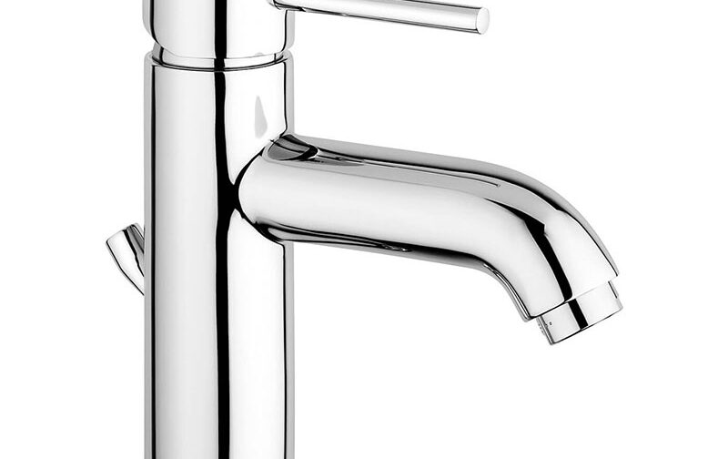 EMMEVI MISCELATORE LAVABO CON SCARICO AUTOMATICO CROMO SERIE PIPER ART.45003