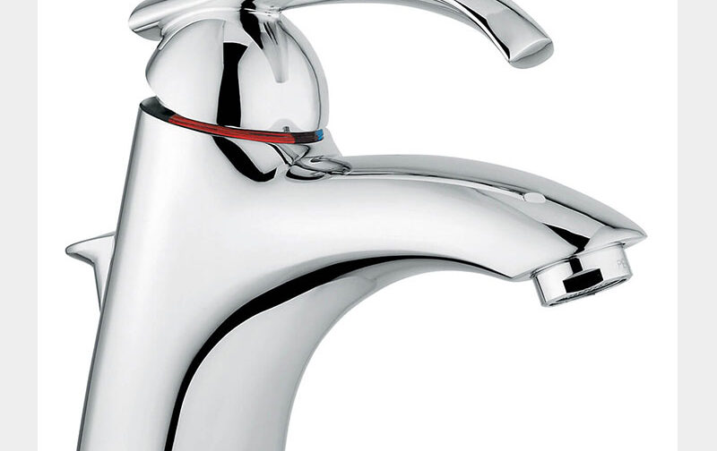 EMMEVI MISCELATORE LAVABO CON SCARICO AUTOMATICO CROMO SERIE RAMSES ART.72003