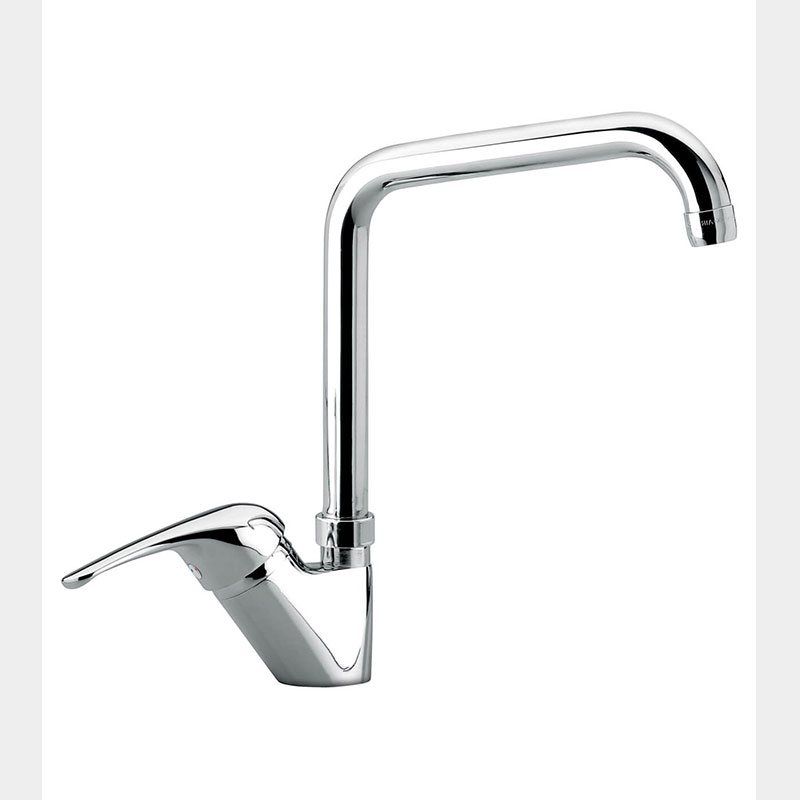 EMMEVI MISCELATORE LAVELLO CON BOCCA GIREVOLE CROMO SERIE EASY ART.9085 - immagine 2