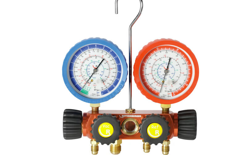 ROTHENBERGER Gruppo manometrico a 4 vie II Plus, per R410A e R32