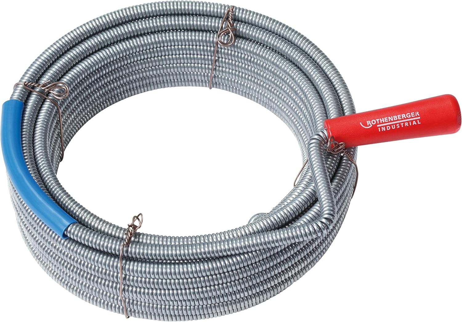 Rothenberger Bobina di pulizia industriale con artiglio, lunghezza 5 m, Ø 9 mm - (Ø x L) 9 mm x 5 m 1500000140 - immagine 4