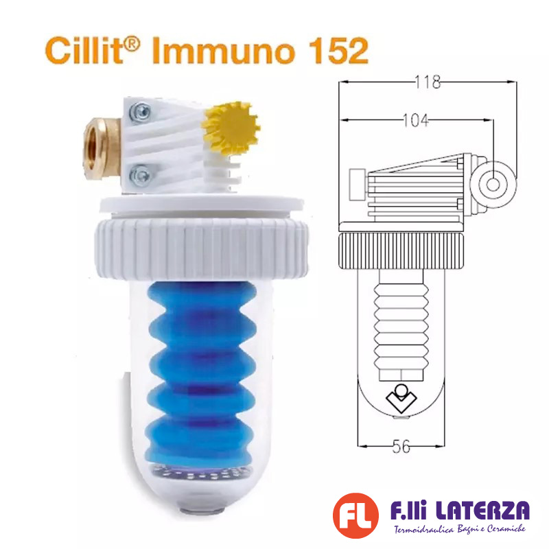 CILLIT - IMMUNO 152 FG-2 DOSATORE IDRODINAMICO SENZA BY-PASS 12015