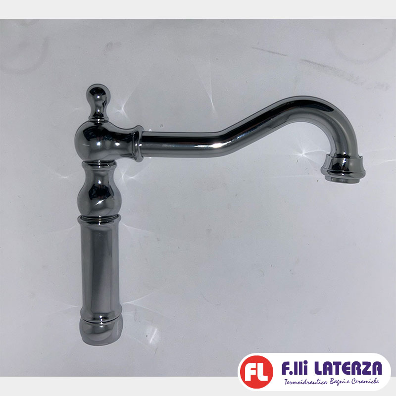 F.LLI FRATTINI CANNA TIPO ANTICO PER LAVELLO CROMO R05018 SERIE DEDRA