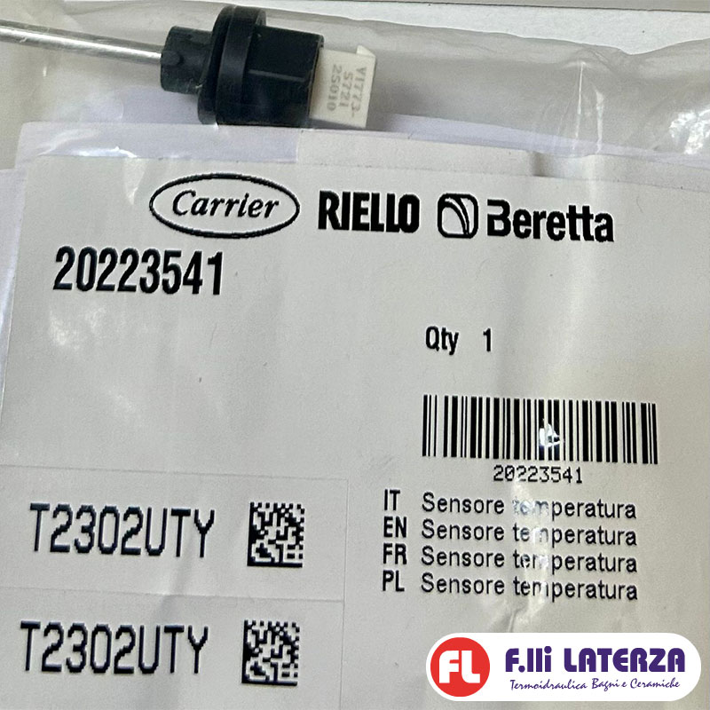 BERETTA RICAMBIO ORIGINALE SENSORE TEMPERATURA ART.20223541 PER CALDAIA BERETTA BLS 25C/BLS 28C