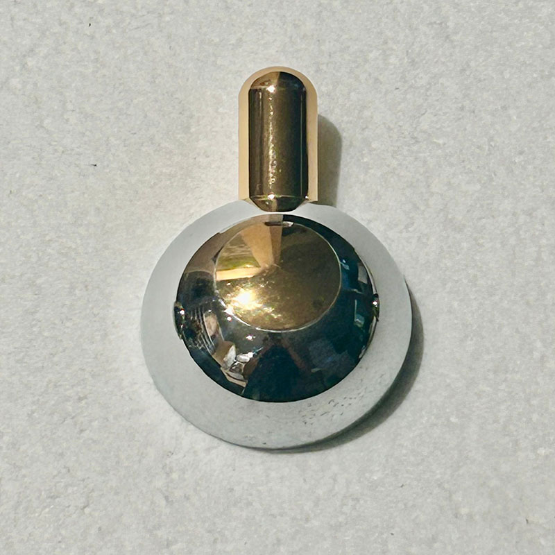 F.LLI FRATTINI DEVIATORE VASCA CROMO/ORO SERIE MAGNUM - immagine 2