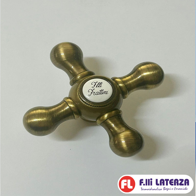 F.LLI FRATTINI DEDRA MANIGLIA OTTONE ANTICO R15016