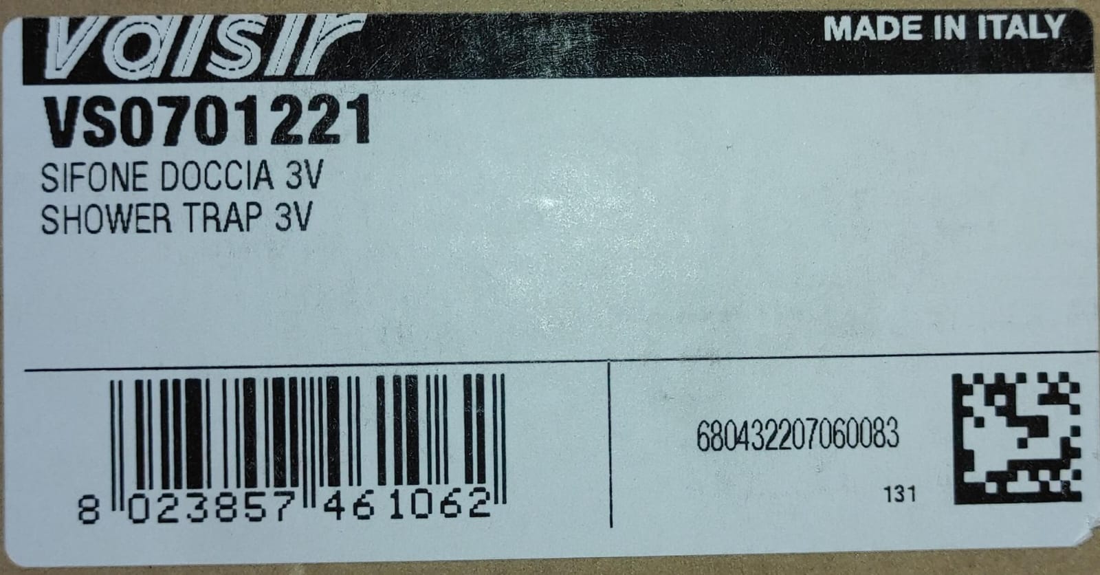 SIFONE PIATTO DOCCIA 3V VALSIR | VS0701221 - immagine 4