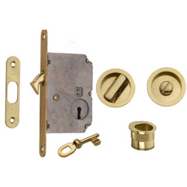 KIT PER PORTE SCORREVOLI - SOLO QUADRO FROSIO BORTOLO Cromo satinato