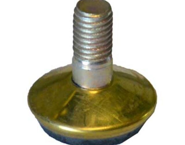 PIEDINO REGOLABILE ACCIAIO Ø mm 32 M10 - Nichelato (Confezione da 25 PZ)