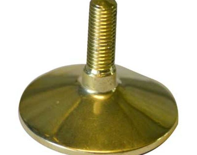 PIEDINO REGOLABILE OTTONE Ø mm 40 M10 (Confezione da 25 PZ)