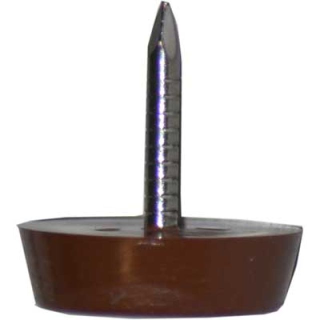 PIEDINO SOTTOSEDIA Ø mm 17 - Marrone (Confezione da 200 PZ)