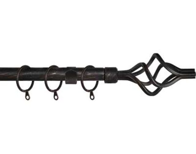 SCORRITENDA A STRAPPO 'TWIST' cm 120/210 - Nichel satinato