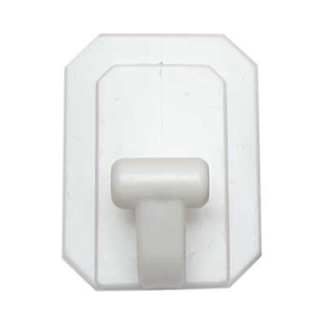 GANCIO MULTIUSO 'MAXI' mm 60x80 - Bianco (Confezione da 25 PZ)