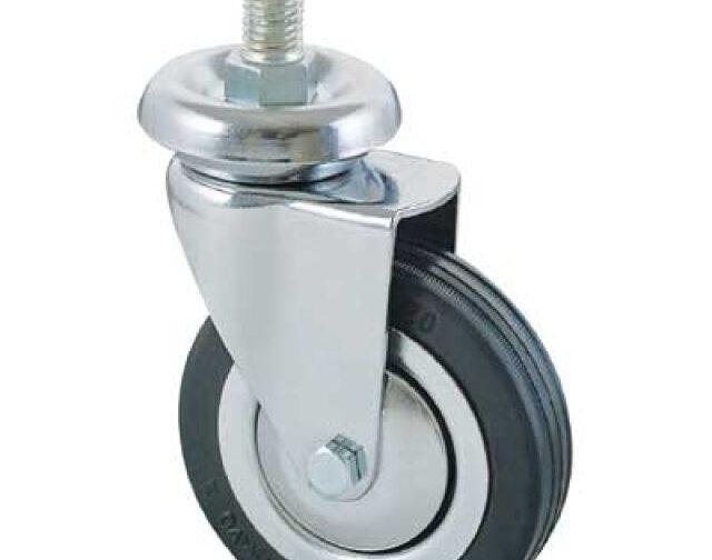 RUOTA ARREDAMENTO ART.155B AVO mm 80x20 - fil.M12 - portata kg 70