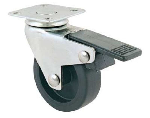 RUOTA ARREDAMENTO ART.220BIS AVO C/FRENO mm 40 - portata kg 15