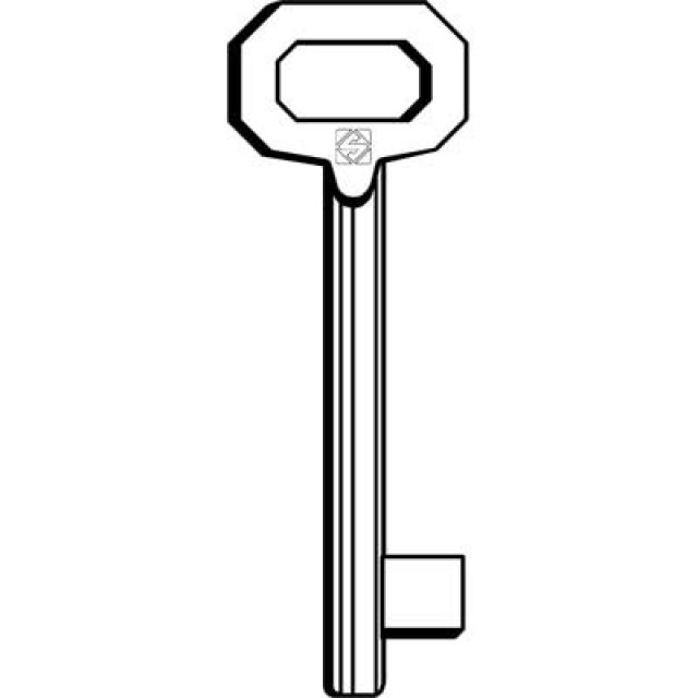 CHIAVE TIPO PATENT ACCIAIO 5012 - PASSEPARTOUT (Confezione da 5 PZ)