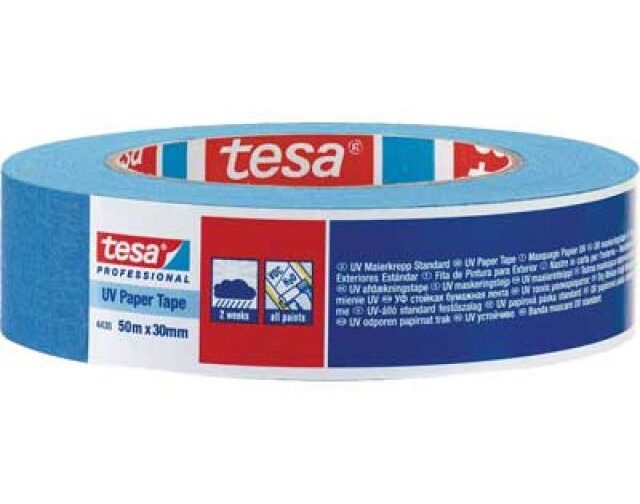 NASTRO PER MASCHERATURE PROFESSIONALE '4435' ANTI-UV mm 25 X 50 mt (Confezione da 12 pezzi)