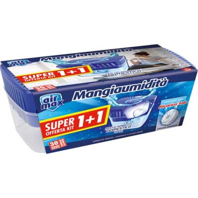 KIT MANGIAUMIDITA' 1+1 450GR 1+1 450gr + Ricarica tab 450gr