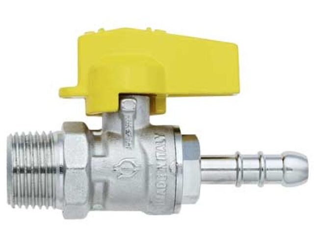 RUBINETTO DIRITTO GAS MASCHIO PORTAGOMMA 1/2X14