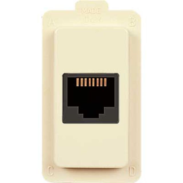 PRESA TELEFONICA 'TONDO'' RJ11 plug 6/4